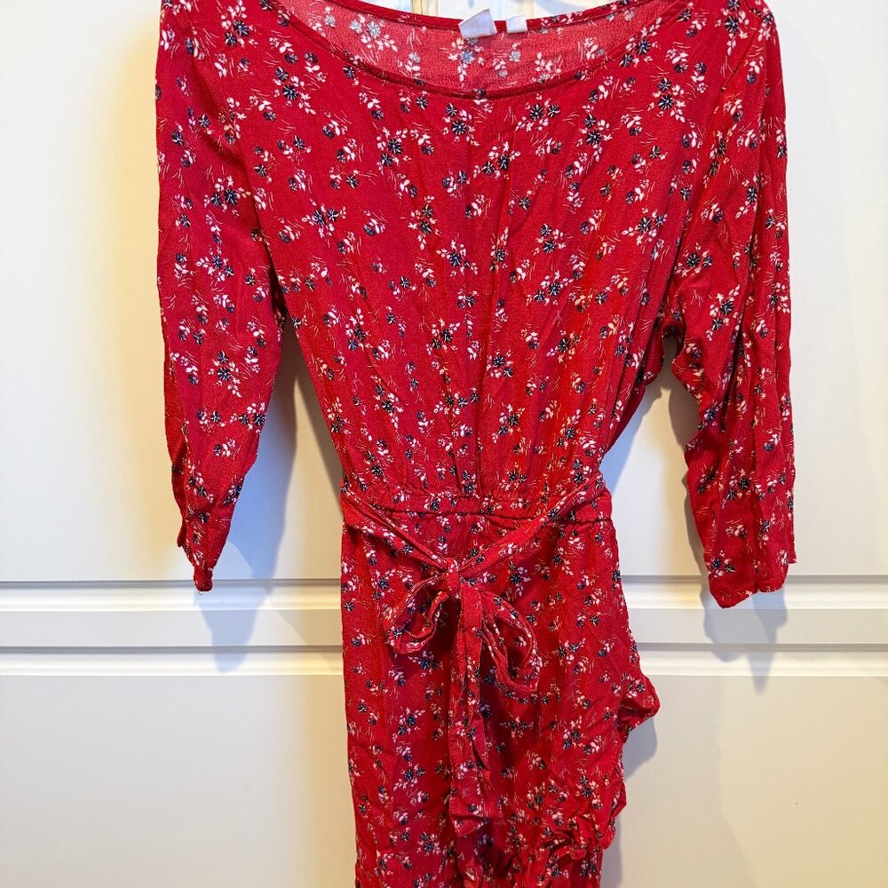 Vintage Gap Floral Wrap Dress Large